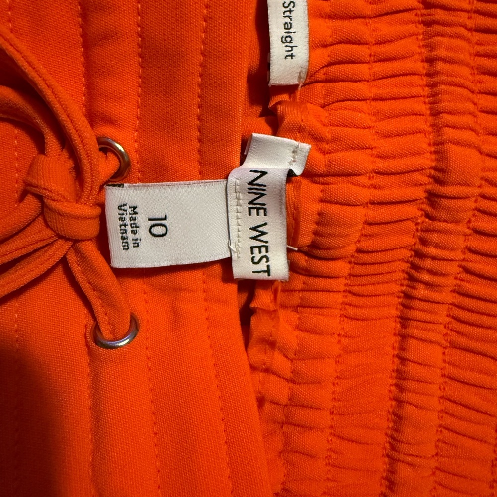 Stylish Pants Trio - Orange, Beige, Floral - Picture 2 of 2